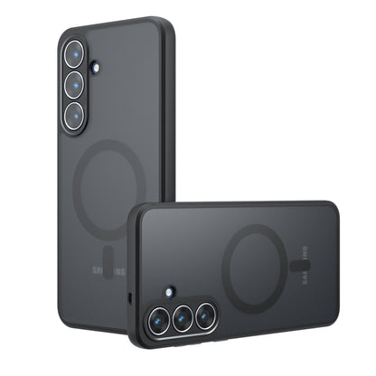 MagSafe Hülle für Samsung Galaxy S25 FE, Techsuit, PureFrost, Satinschwarz