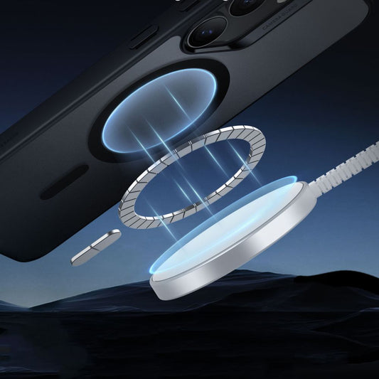 MagSafe Hülle für Samsung Galaxy S25+ S936, ESR, Classic Hybrid, Satinschwarz