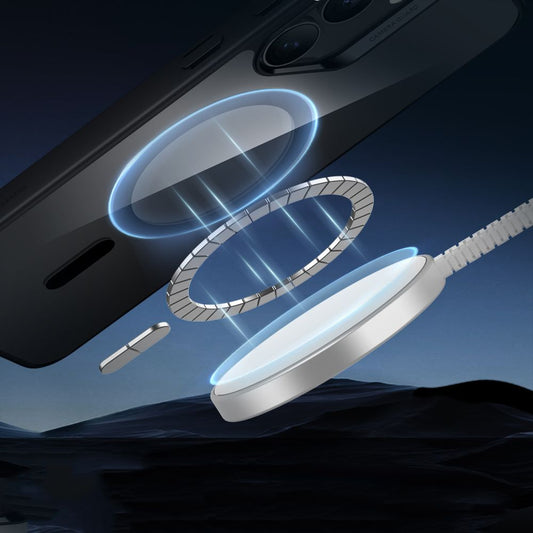 MagSafe Hülle für Samsung Galaxy S25+ S936, ESR, Classic Hybrid, Schwarz Transparent