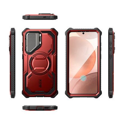 MagSafe Hülle für Samsung Galaxy S25 S931, i-Blason, ArmorBox, Rot