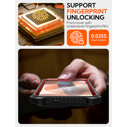 MagSafe Hülle für Samsung Galaxy S25 S931, i-Blason, ArmorBox, Rot