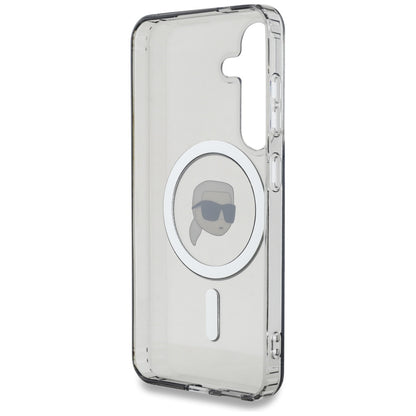 MagSafe Hülle für Samsung Galaxy S25 S931, Karl Lagerfeld, IML Karl's Head, Schwarz