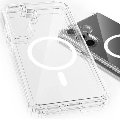 MagSafe-Hülle für Samsung Galaxy S25 S931 / S24 S921, 3MK, Armor MagCase, Transparent