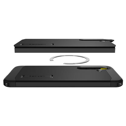 MagSafe-Hülle für Samsung Galaxy S25 S931, Spigen, Tough Armor, Schwarz ACS09008
