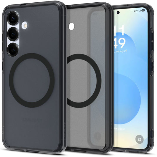 MagSafe Hülle für Samsung Galaxy S25 S931, Spigen, Ultra Hybrid, Satinschwarz