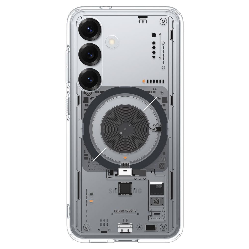 MagSafe Hülle für Samsung Galaxy S25 S931, Spigen, Ultra Hybrid Neo One, Transparent ACS09470