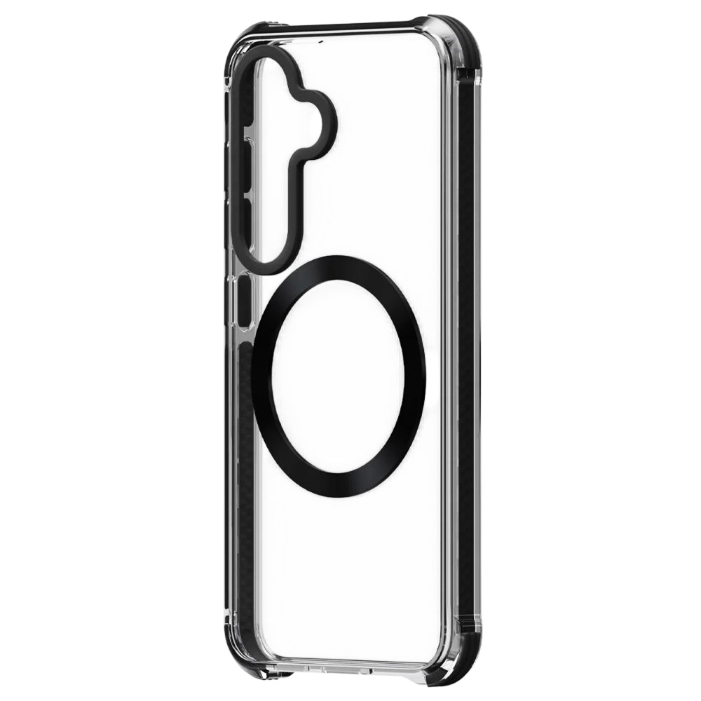 MagSafe Hülle für Samsung Galaxy S25 S931, UNIQ, Combat MagClick, Schwarz