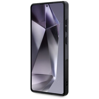 MagSafe Hülle für Samsung Galaxy S25 Ultra S938, Guess, IML Glitter 4G Circle Triangle, Schwarz