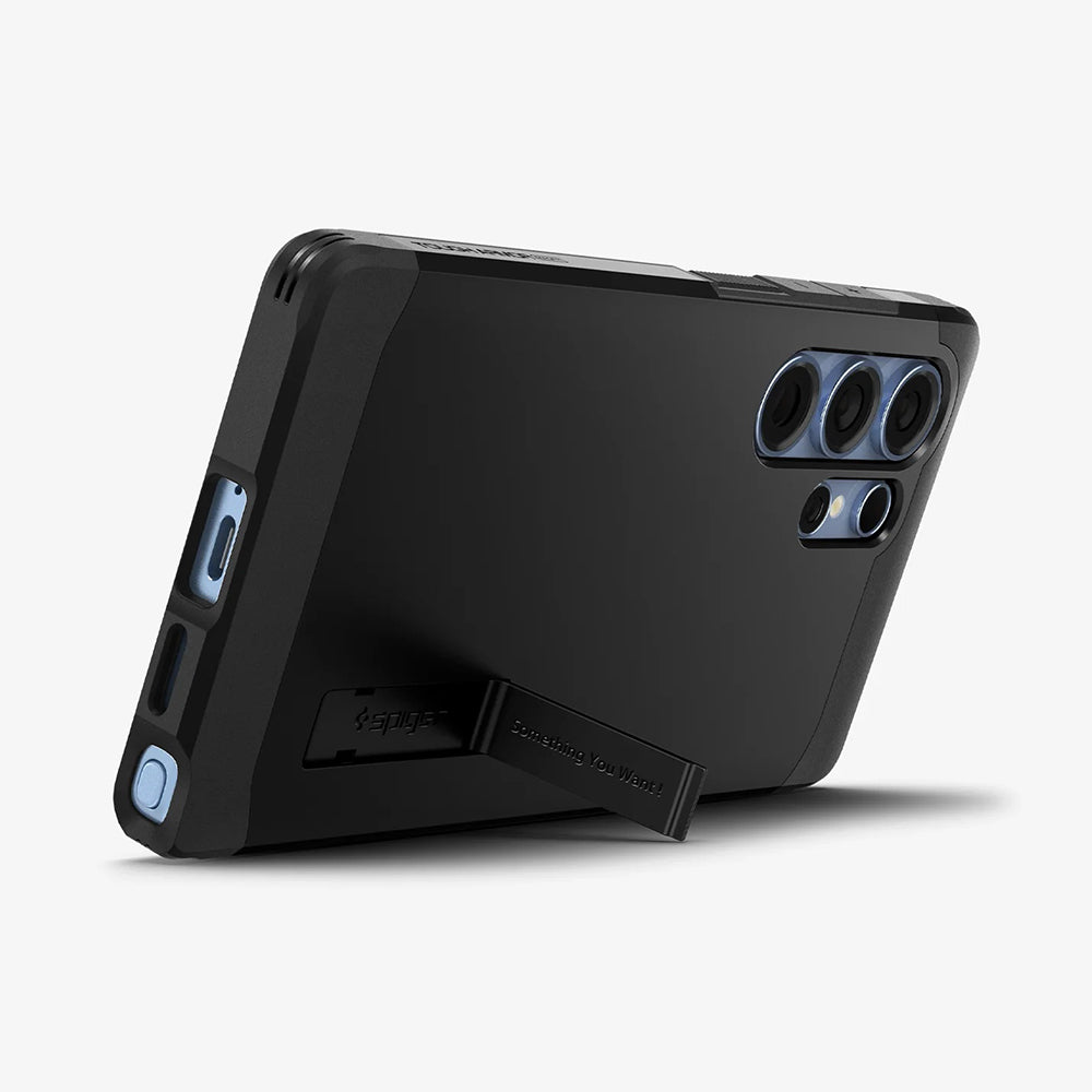 MagSafe Hülle für Samsung Galaxy S25 Ultra S938, Spigen, Tough Armor, Schwarz
