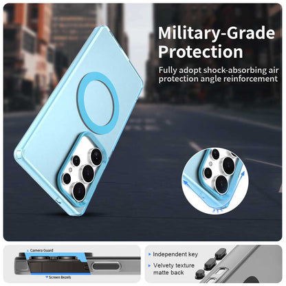 MagSafe Case for Samsung Galaxy S25 Ultra S938, Techsuit, CandyCase, Blue