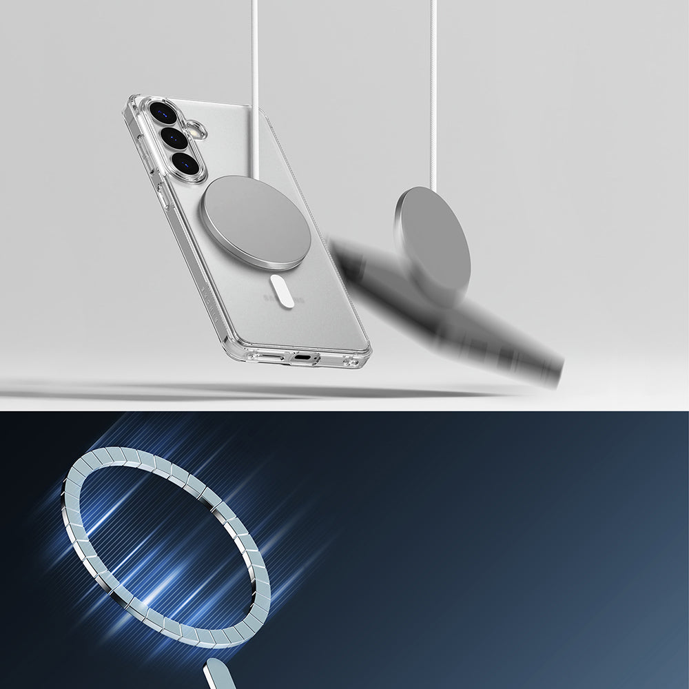 MagSafe Hülle für Samsung Galaxy S26 Plus, Ringke, Fusion, Matt Transparent