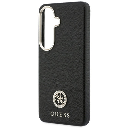 MagSafe Hülle für Samsung Galaxy S26 Plus S947, Guess, Rhinestone Round Logo, Schwarz