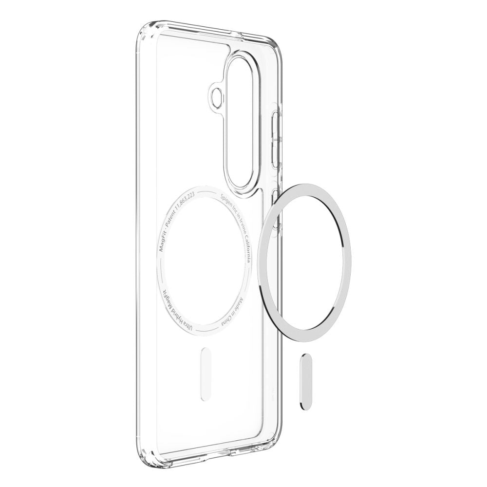 MagSafe Case for Samsung Galaxy S26 Plus S947, Spigen, Ultra Hybrid, Transparent White ACS10709