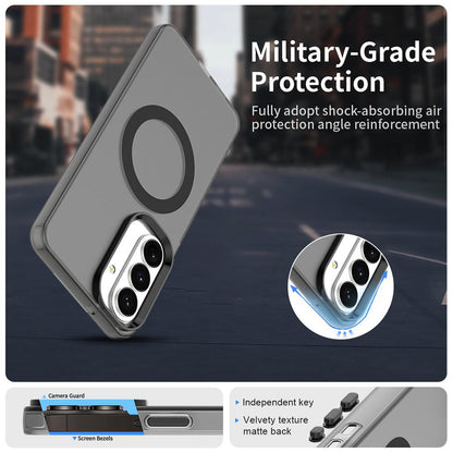 MagSafe Hülle für Samsung Galaxy S26 Plus, Techsuit, CandyCase, Schwarz