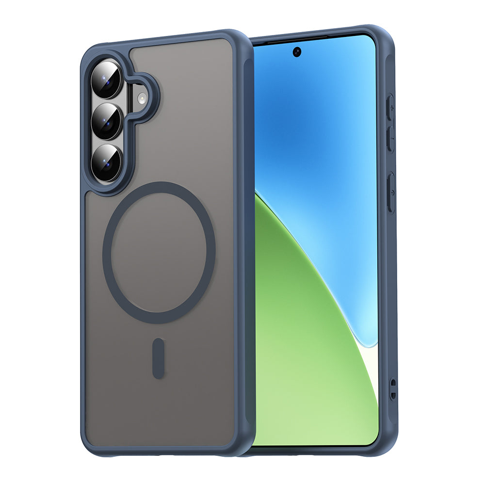 MagSafe Hülle für Samsung Galaxy S26 Plus, Techsuit, HaloFrost II, Marineblau