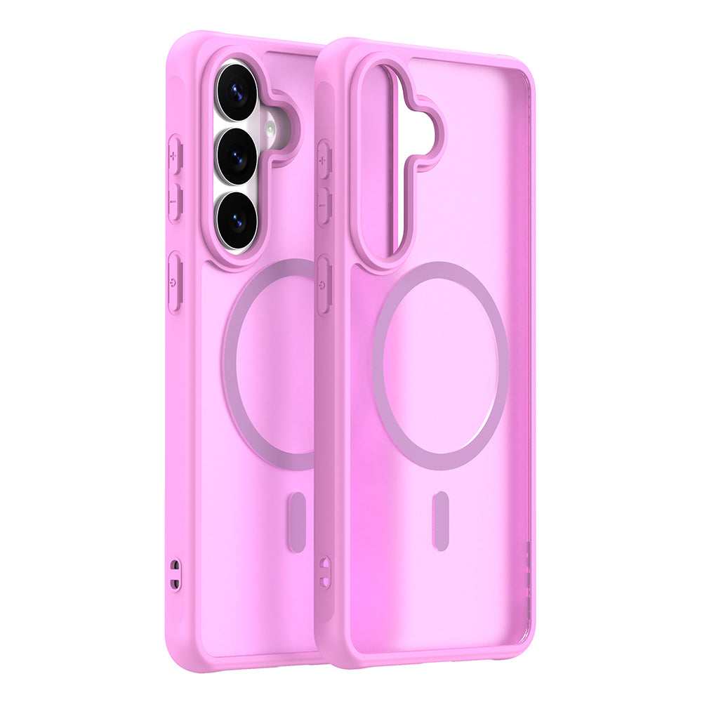 MagSafe Hülle für Samsung Galaxy S26 Plus S947, Techsuit, HaloFrost II, Rosa