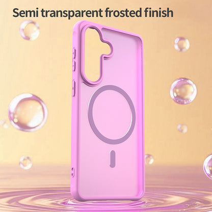 MagSafe Hülle für Samsung Galaxy S26 Plus S947, Techsuit, HaloFrost II, Rosa