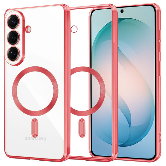 MagSafe Hülle für Samsung Galaxy S26 Plus, Techsuit, Luxury Crystal, Rosa