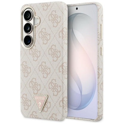 MagSafe Hülle für Samsung Galaxy S26 S942, Guess, 4G Triangle Logo, Rosa