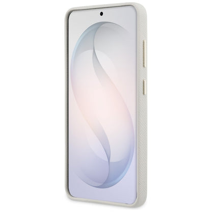 MagSafe Hülle für Samsung Galaxy S26 S942, Guess, Rhinestone Round Logo, Beige