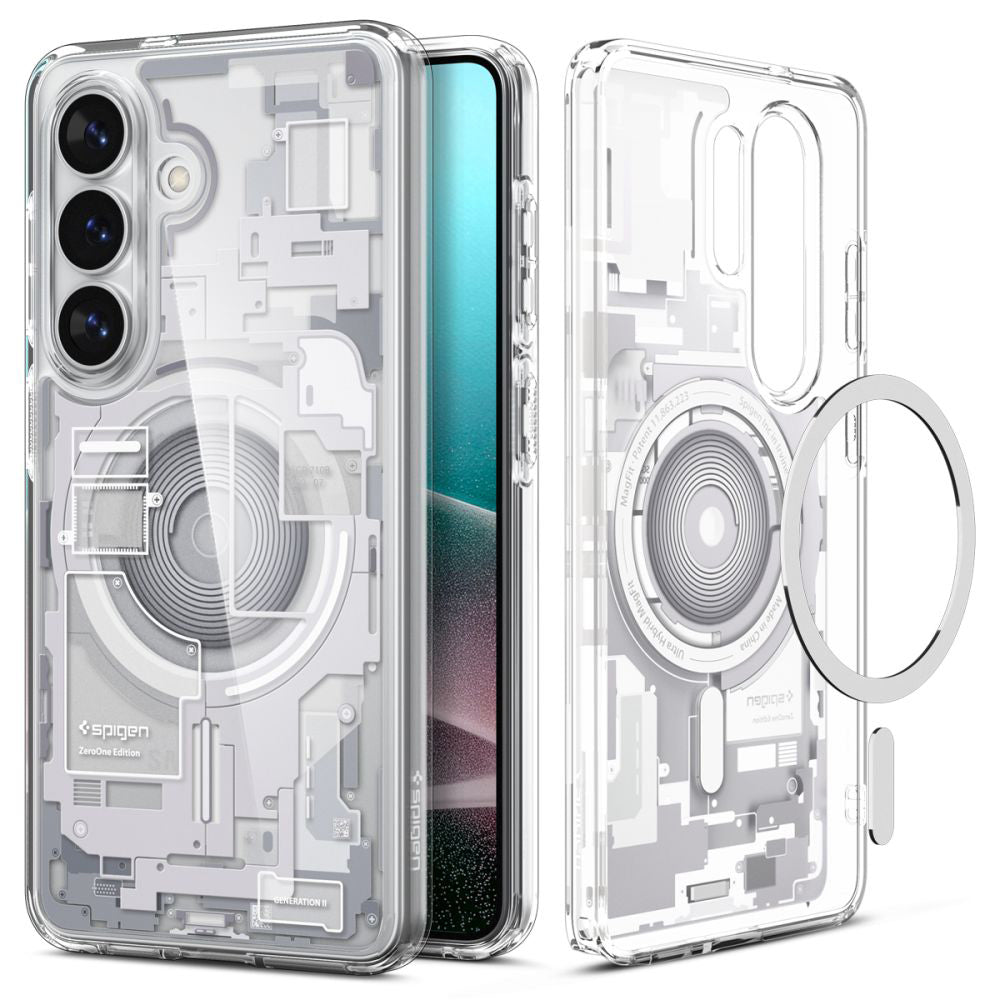MagSafe Hülle für Samsung Galaxy S26 S942, Spigen, Ultra Hybrid Zero One, Weiß ACS10737