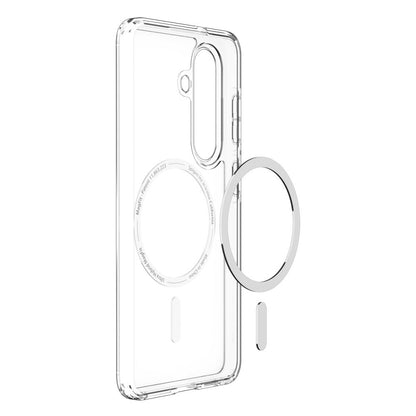 MagSafe Case for Samsung Galaxy S26 S942, Spigen, Ultra Hybrid, White Transparent ACS10734