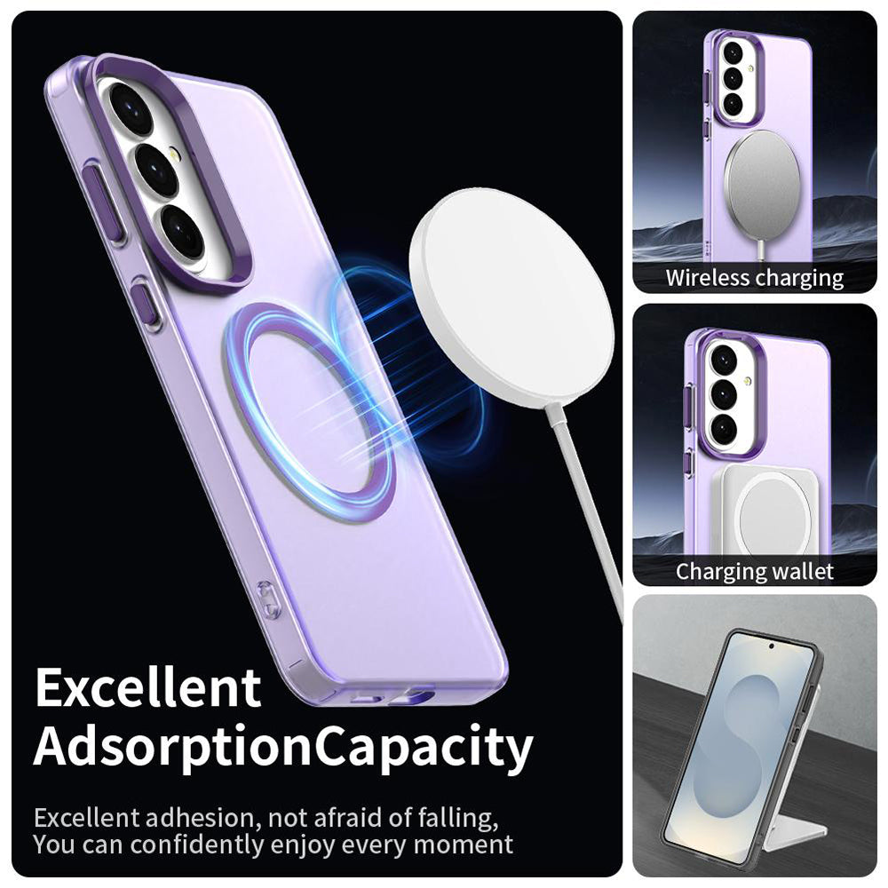 MagSafe Hülle für Samsung Galaxy S26, Techsuit, CandyCase, Lila