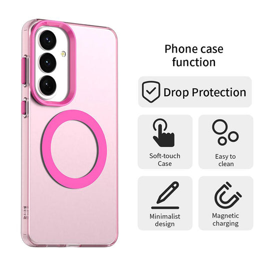 MagSafe Case for Samsung Galaxy S26, Techsuit, CandyCase, Pink