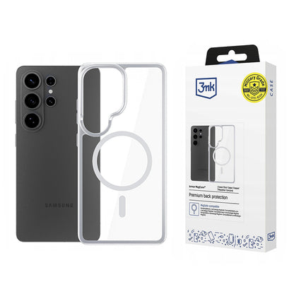 MagSafe Hülle für Samsung Galaxy S26 Ultra, 3MK, Armor MagCase, Transparent