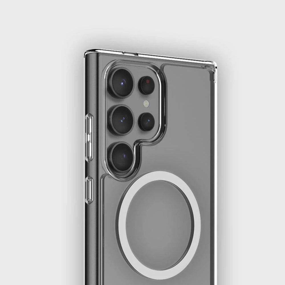 MagSafe Case for Samsung Galaxy S26 Ultra S948, Blueo, Crystal+ Anti-Drop, Transparent