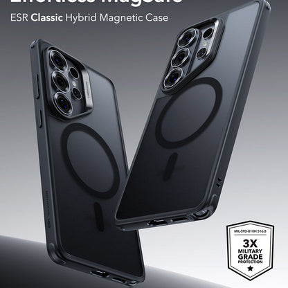 MagSafe Case for Samsung Galaxy S26 Ultra S948, ESR, Classic Hybrid, Satin Black