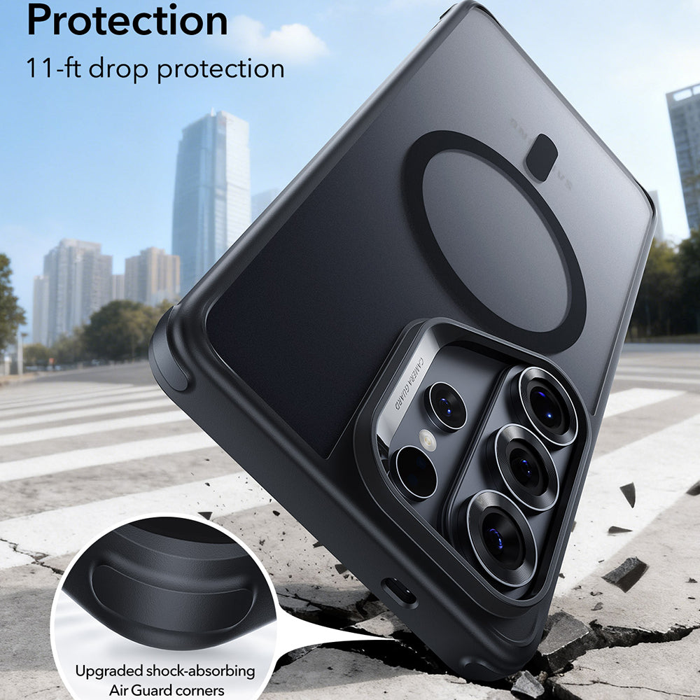 MagSafe Case for Samsung Galaxy S26 Ultra S948, ESR, Classic Hybrid, Satin Black