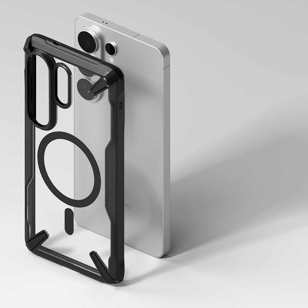 MagSafe Hülle für Samsung Galaxy S26 Ultra, Ringke, Fusion X, Schwarz