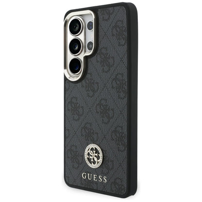 MagSafe Hülle für Samsung Galaxy S26 Ultra S948, GUESS, 4G Big Rhinestone Triangle Strap, Schwarz