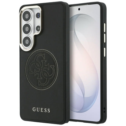 MagSafe Case for Samsung Galaxy S26 Ultra S948, Guess, Perforated Logo, Black