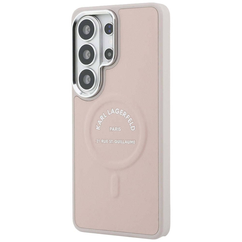 MagSafe Hülle für Samsung Galaxy S26 Ultra S948, Karl Lagerfeld, Karl RSG Logo, Rosa