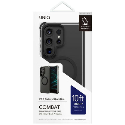 MagSafe Hülle für Samsung Galaxy S26 Ultra S948, UNIQ, Combat MagClick, Schwarz