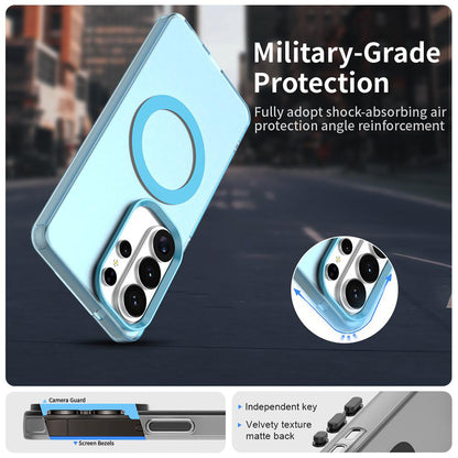 MagSafe Hülle für Samsung Galaxy S26 Ultra S948, Techsuit, CandyCase, Blau