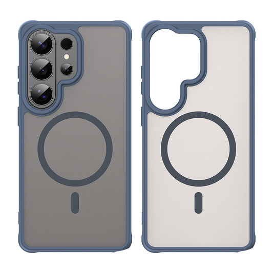 MagSafe Hülle für Samsung Galaxy S26 Ultra, Techsuit, HaloFrost II, Marineblau