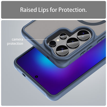 MagSafe Hülle für Samsung Galaxy S26 Ultra S948, Techsuit, HaloFrost II, Marineblau