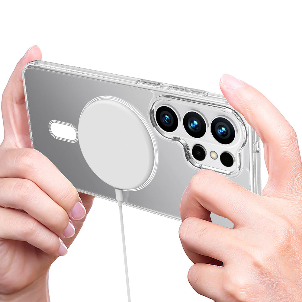 MagSafe Case for Samsung Galaxy S26 Ultra S948, Techsuit, Pro, Transparent