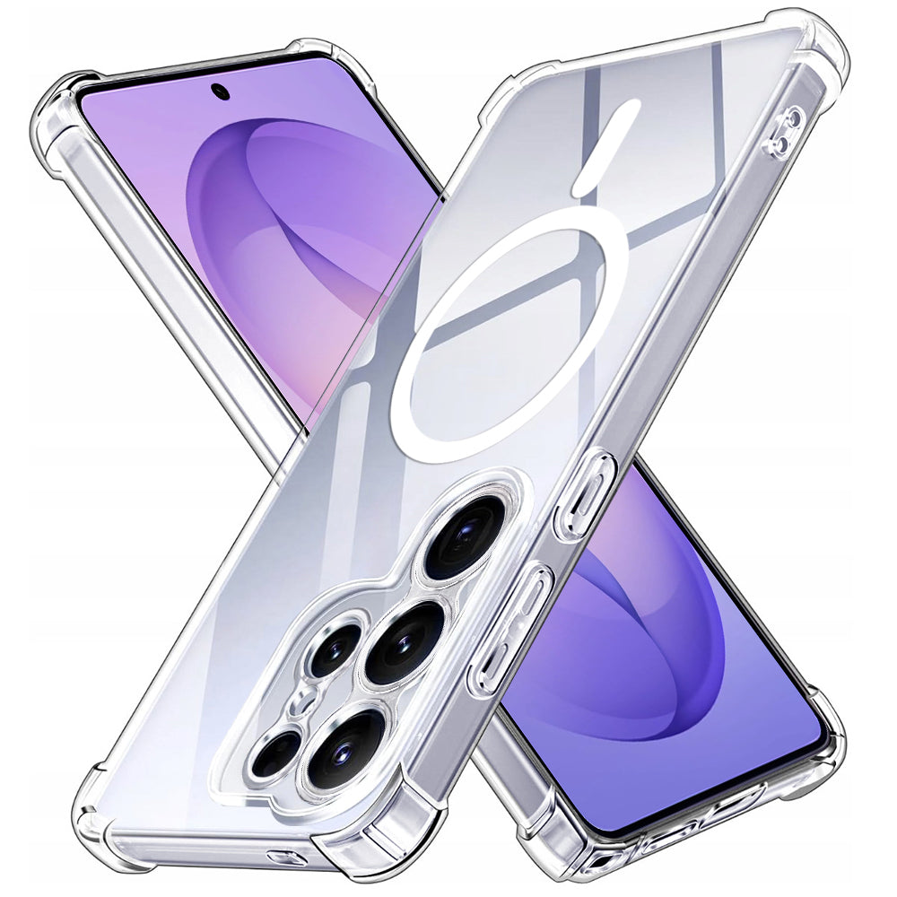 MagSafe Hülle für Samsung Galaxy S26 Ultra, Techsuit, Stoßfest, Transparent