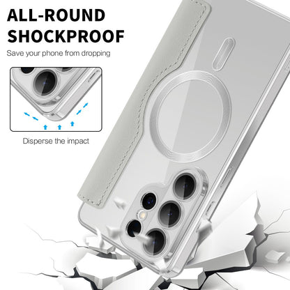 MagSafe Hülle für Samsung Galaxy S26 Ultra, Techsuit, SmartMag Book, Grau