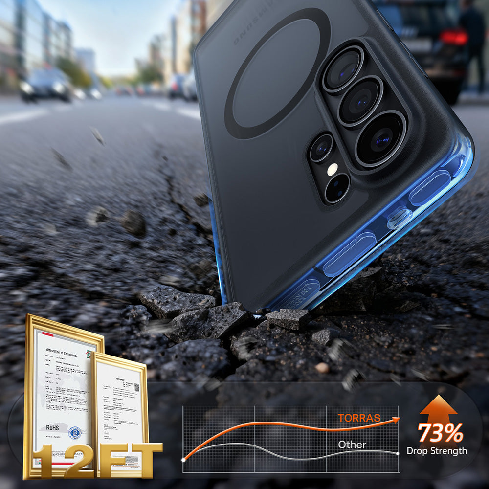 MagSafe Hülle für Samsung Galaxy S26 Ultra, Torras, Guardian, Schwarz