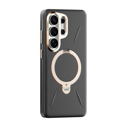 MagSafe Case for Samsung Galaxy S26 Ultra, Torras, QPRO Leather, Black