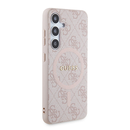 MagSafe Hülle für Samsung Galaxy Z Flip7 F766, Guess, 4G Collection, Rosa