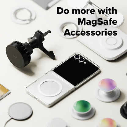 MagSafe-Hülle für Samsung Galaxy Z Flip7 F766, Ringke, Fusion, Transparent