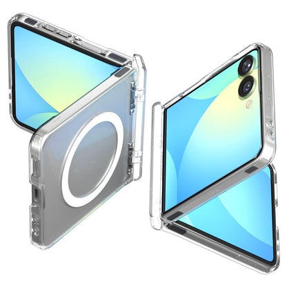 MagSafe Hülle für Samsung Galaxy Z Flip7 F766, Spigen, Ultra Hybrid Pro, Transparent ACS09559