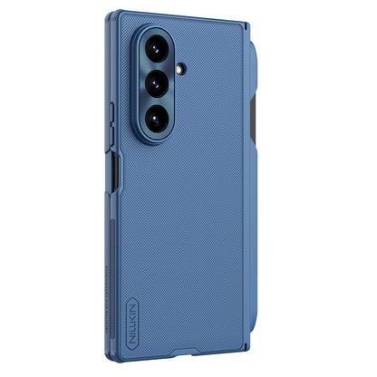 MagSafe-Hülle für Samsung Galaxy Z Fold7 F966, Nillkin, Super Frosted Shield mit Stifthalter, Blau
