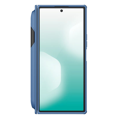 MagSafe-Hülle für Samsung Galaxy Z Fold7 F966, Nillkin, Super Frosted Shield mit Stifthalter, Blau